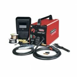 Cheap Soldering Tools Store 21 Deals 🌟 Lincoln Electric 88 Amp Handy MIG Wire Feed Welder with Gun, MIG and Flux-Cored Wire, Hand Shield, Gas Regulator and Hose, 115V 💯